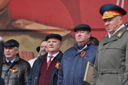 Подмосковные коммунисты приняли активное участие в митинге и шествии в честь Дня Победы в Москве