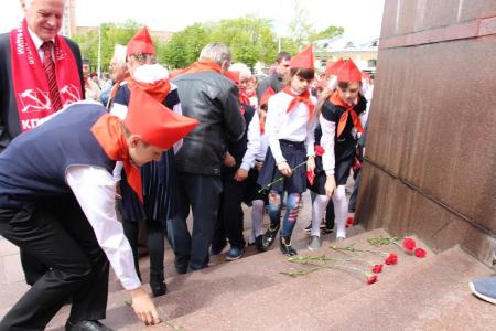 19 мая в Рязани прошла торжественная линейка, посвященная 95-летию пионерской организации