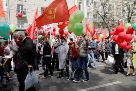 Воронежцы сплотились под красными знамёнами