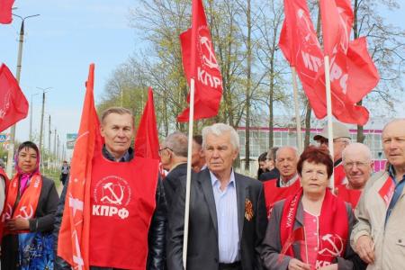Первомайские шествия и митинги прошли во всех городах Тульской области