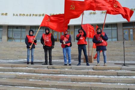 Красноярский край. 1 мая в Норильске прошел митинг, посвященный Дню солидарности трудящихся