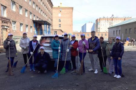 Красноярский край. В Норильске прошел коммунистический субботник