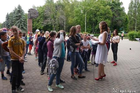 Липецкие комсомольцы провели Союзмультпраздник