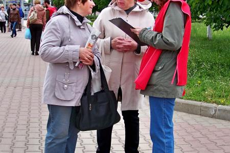 В Орле прошёл пикет в защиту детей войны
