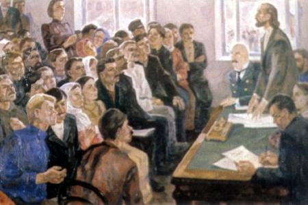 Проект KPRF.RU "Хроника революции". 9 июня 1917 года: Идет работа над законом о выборах в Учредительное собрание, начались выборы в районные Думы
