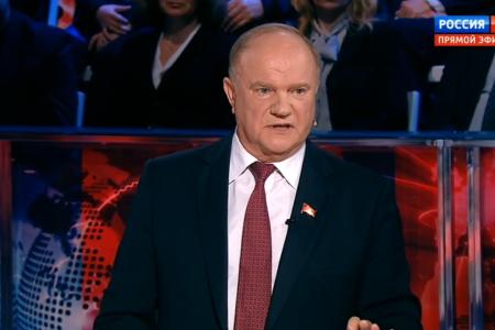 Г.А. Зюганов на телеканале "Россия 1" о "прямой линии" Путина: Президент вывел из под удара главного виновника - правительство, переложив ответственность на губернаторов