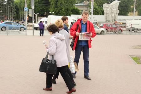 День русского языка в Рязани был отмечен многочисленными пикетами