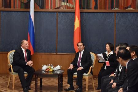 Г.А. Зюганов встретился с Президентом Социалистической Республики Вьетнам товарищем Чан Дай Куангом