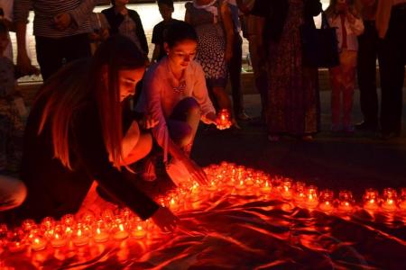 В Севастополе зажгли традиционную «Звезду памяти»