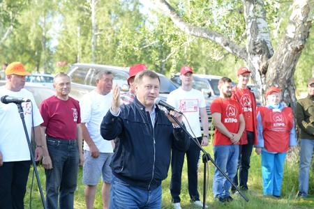 Новосибирские коммунисты в шестой раз открыли партийную Спартакиаду