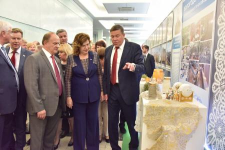 Г.А. Зюганов выступил на открытии выставки в рамках «Дней Вологодской области в Государственной Думе»