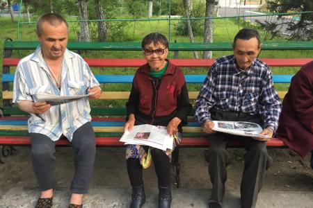 Республика Тыва. Коммунисты посетили Дом для престарелых граждан