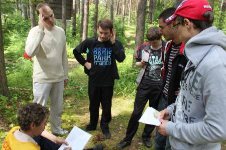 Нижегородская область. Молодые коммунисты провели турслёт в честь 100-летия Великого Октября