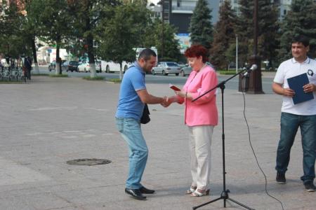 Акция протеста «АнтиНАТО – АнтиКапитализм» в Тюмени