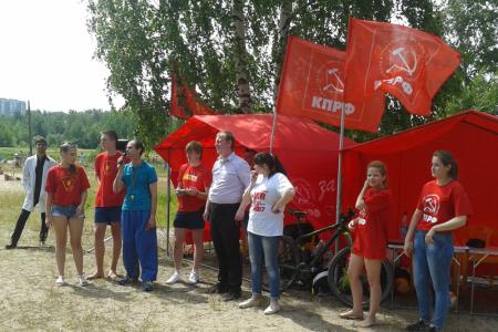 В Иваново состоялся городской турнир по пляжному волейболу на кубок Ленинского Комсомола 