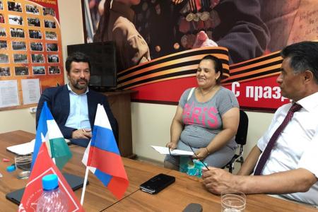Республика Башкортостан. Депутат-коммунист А.А. Ющенко посетил г. Мелеуз и Стерлибашевский район