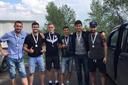 Красноярские комсомольцы отличились в футбольных баталиях