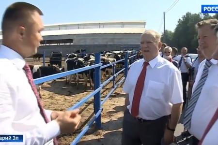 Телеканал "Россия 1" о встрече Г.А.Зюганова с президентом В.В.Путиным
