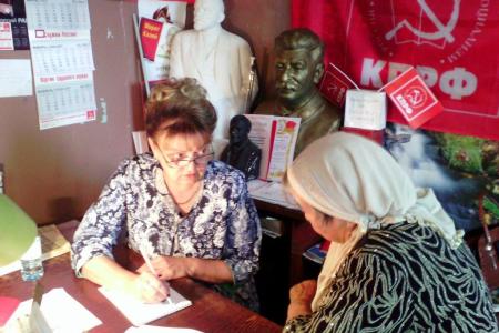 Саратовская область. Ольга Алимова совершила рабочую поездку в Марксовский район