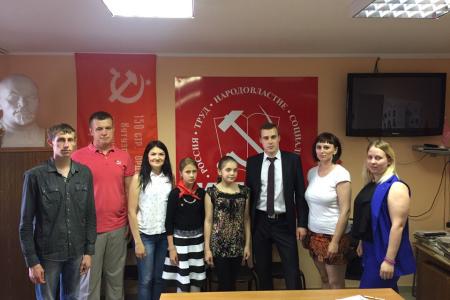 В Тверской области прошло первое организационное собрание комсомольцев
