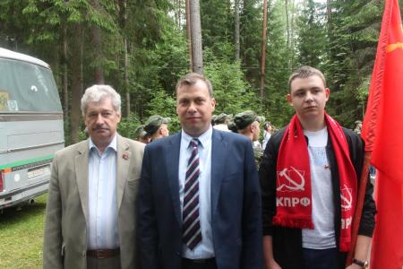 Коммунисты Псковской области участвовали во встрече на Кургане Дружбы в Себежском районе