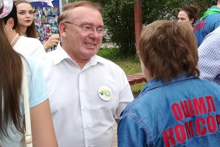 Курская область. Н.Н. Иванов приехал на юбилейный праздник в детский оздоровительный лагерь «Гайдаровец»