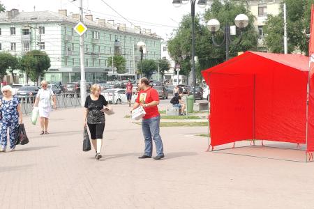 В Рязани стартовала акция «Красные в городе!»
