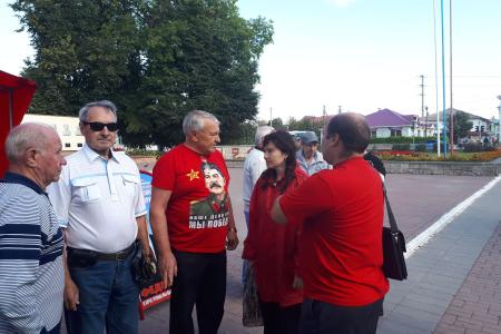 Красные агитгруппы посетили города Рязанской области