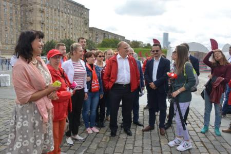 Г.А.Зюганов посетил Московский фестиваль Прессы