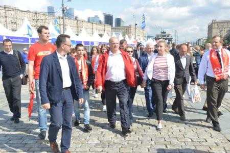 Г.А.Зюганов посетил Московский фестиваль Прессы