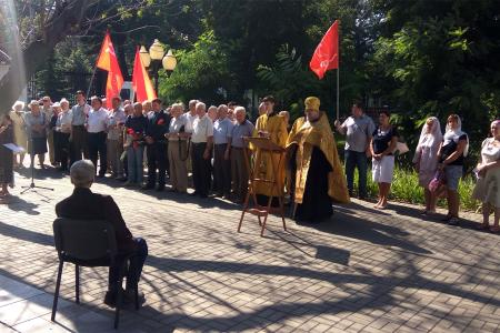 В Воронеже отметили 76-летие формирования Добровольческого Коммунистического стрелкового полка