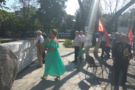 В Воронеже отметили 76-летие формирования Добровольческого Коммунистического стрелкового полка