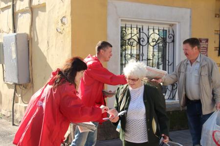 Красные агитгруппы посетили города Рязанской области
