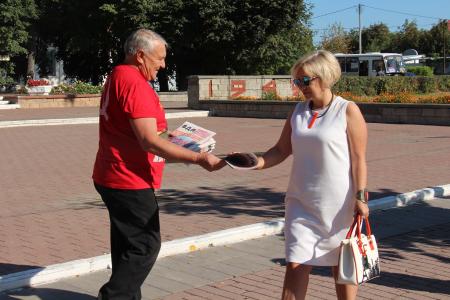 Красные агитгруппы посетили города Рязанской области