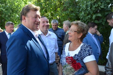 Московская область. В.И. Кашин принял участие в юбилейном торжестве в поселке Красная Пойма