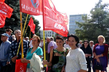 Н.Н. Иванов провел митинг в защиту социально-экономических прав курян, за честные выборы и в поддержку «Детей войны»