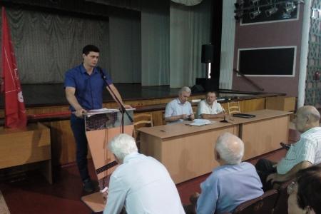 Краснодарский край. В Тихорецке Николай Осадчий провел встречу с избирателями