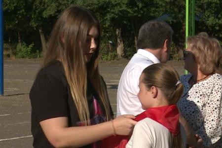 Марьяна Наумова провела "Веселые Старты" в ДНР