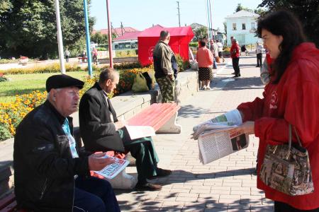 Красные агитгруппы посетили города Рязанской области