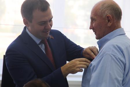 Ю.В. Афонин встретился с врио главы Республики Мордовия В.Д. Волковым и провел прием жителей Саранска