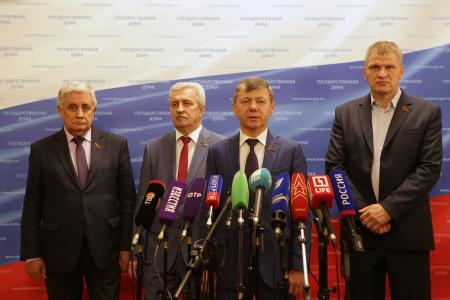 «Выборы, законопроекты КПРФ, бюджет, налоги, оптимизация здравоохранения». Д.Г. Новиков, В.С. Шурчанов, А.В. Куринный и Н.И. Осадчий выступили в Госдуме