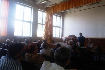 Рязанская область. А.Ю. Русских отчитался перед избирателями в Касимовском районе
