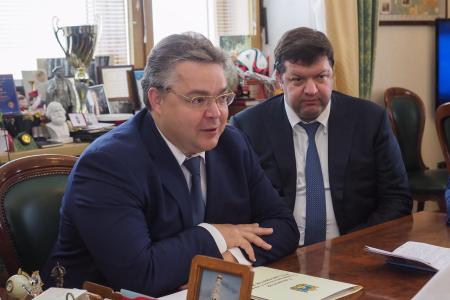 Г.А. Зюганов встретился с губернатором Ставропольского края В.В. Владимировым