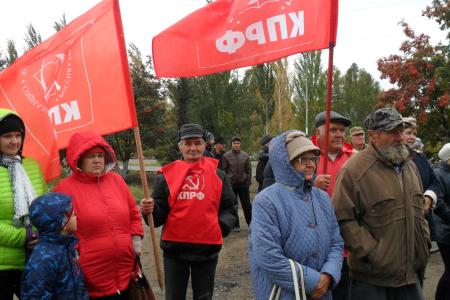 Алтайский край. Жители Ключевского района на митинге потребовали восстановления полноценного медицинского обслуживания