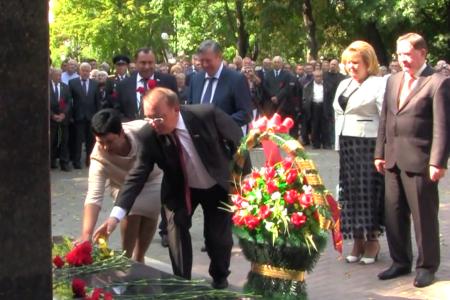 В Курске восстановили памятник Феликсу Дзержинскому