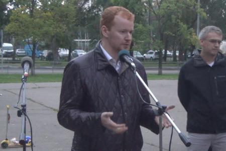 Д.А. Парфенов провел ряд акций в Москве перед "Днем тишины"
