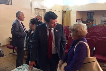 ​Олег Лебедев провел встречи с избирателями в Рязанской области