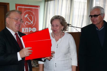 Н.Н. Иванов провел совместное заседание XVII Пленума Курского ОК КПРФ и КРК КРО КПРФ