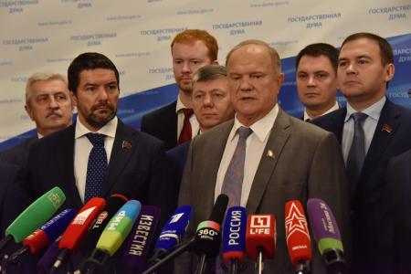 Г.А. Зюганов: «Нам надо сплотить общество и принять экстренные меры»