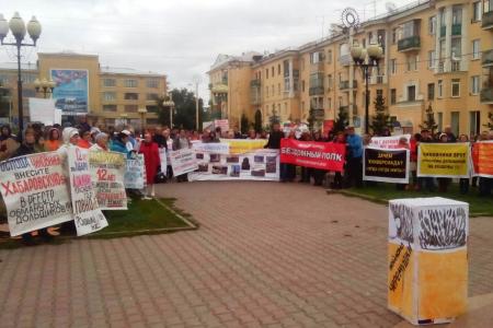 Комсомол Красноярского края выступил в поддержку обманутых дольщиков